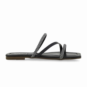 Black Casual Slipper For Women CL1890 Smart Casual Oxford Shoes