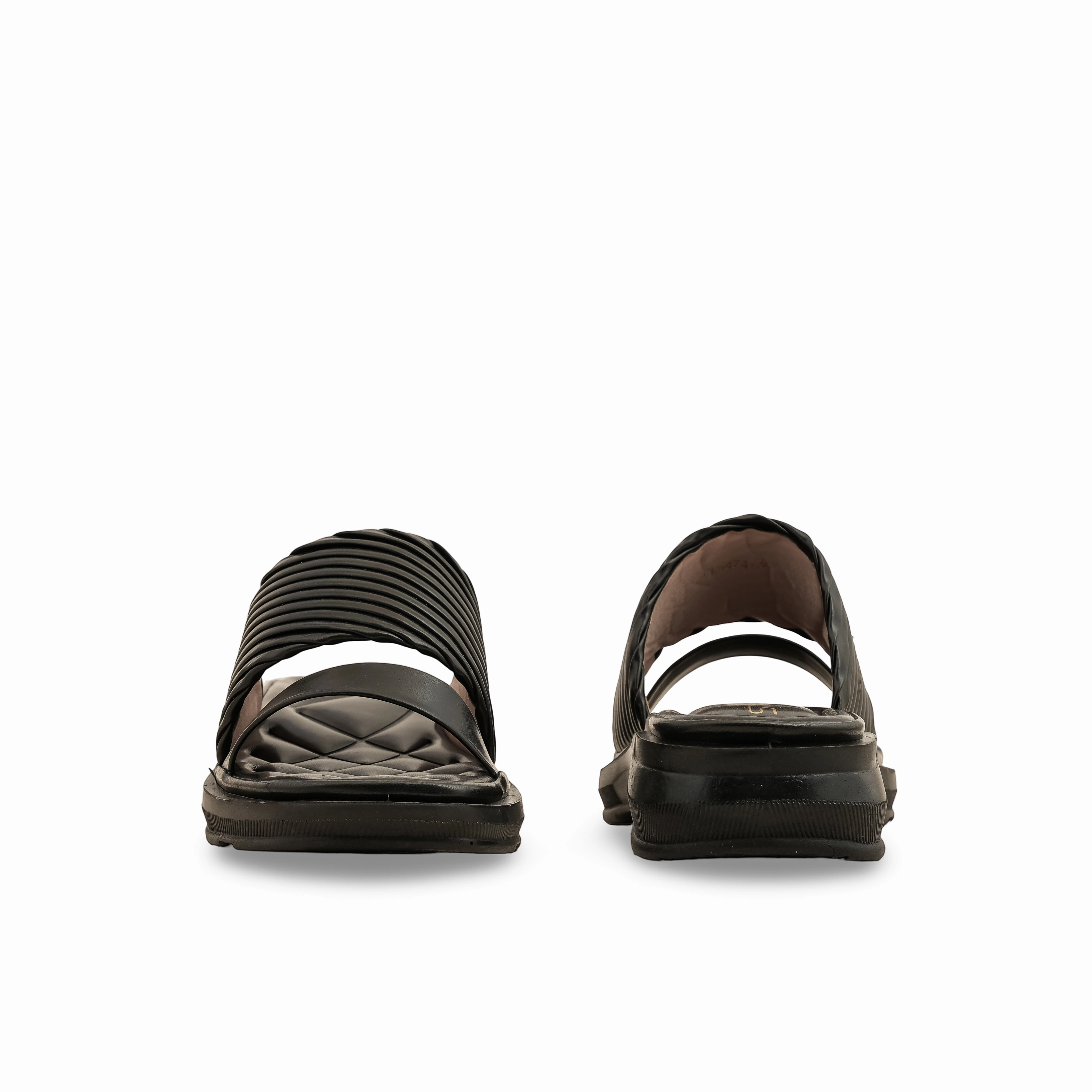 Ladies Flat Canvas Shoes Black Casual Softy For Women CL5474