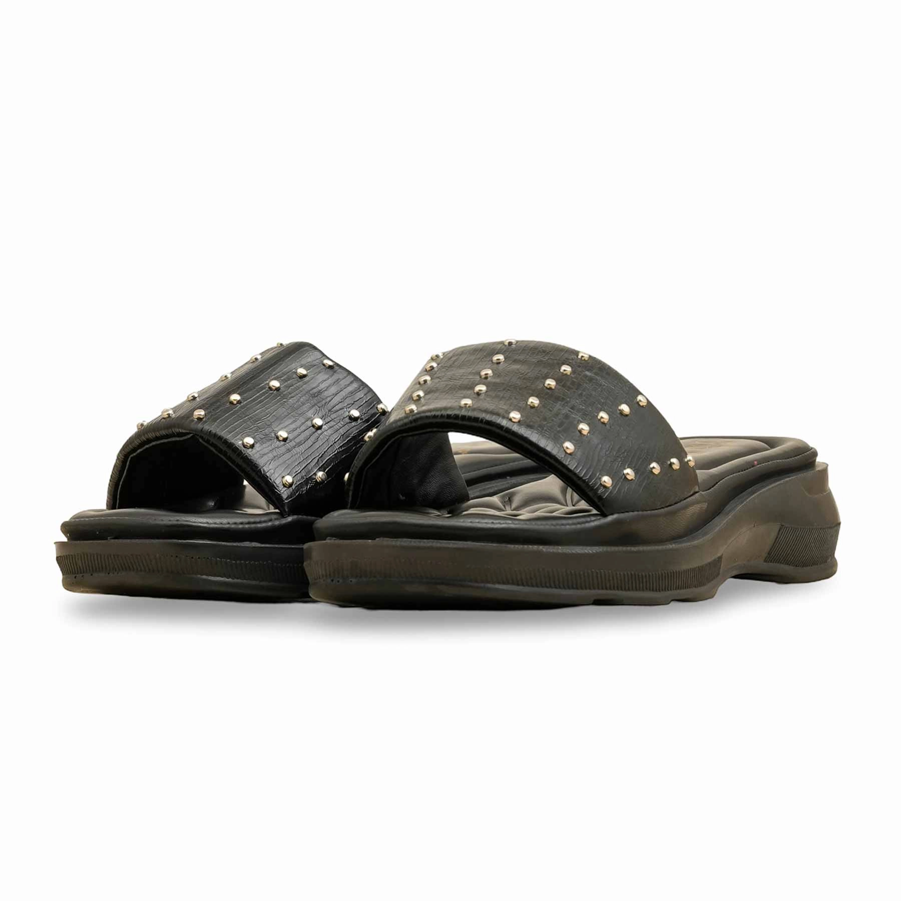 Earth Flat Shoes Black Casual Softy For Women CL7204
