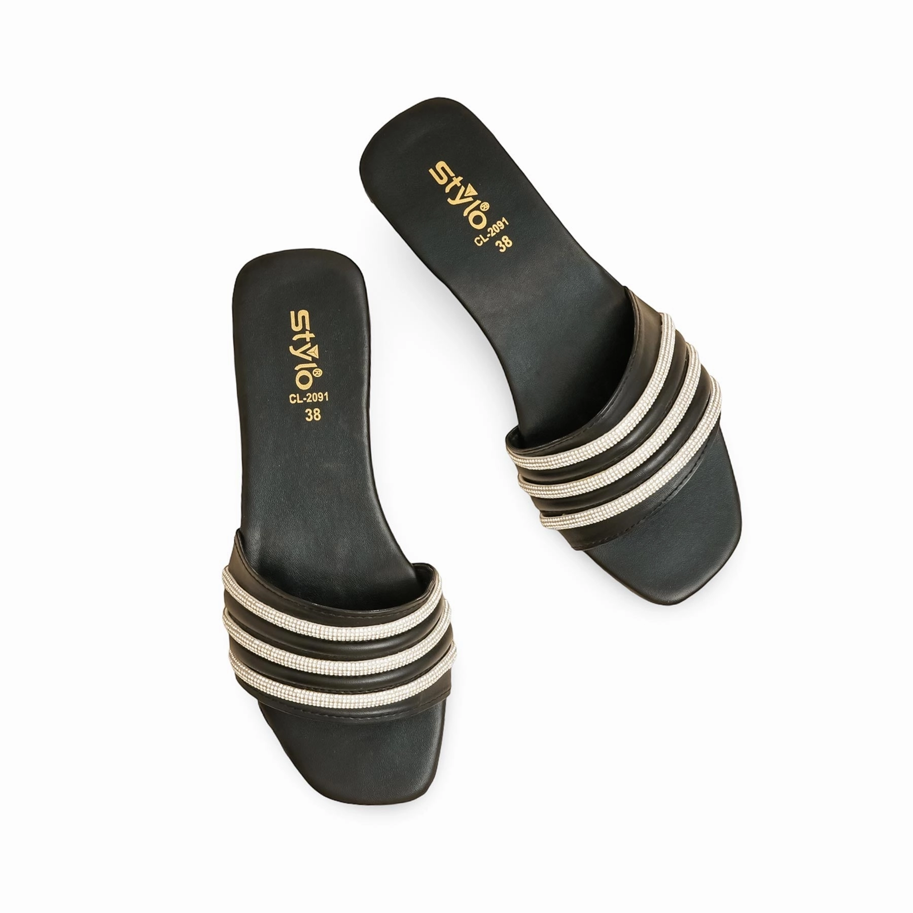 Ugg Flat Shoes Black Casual Women Slipper CL2091