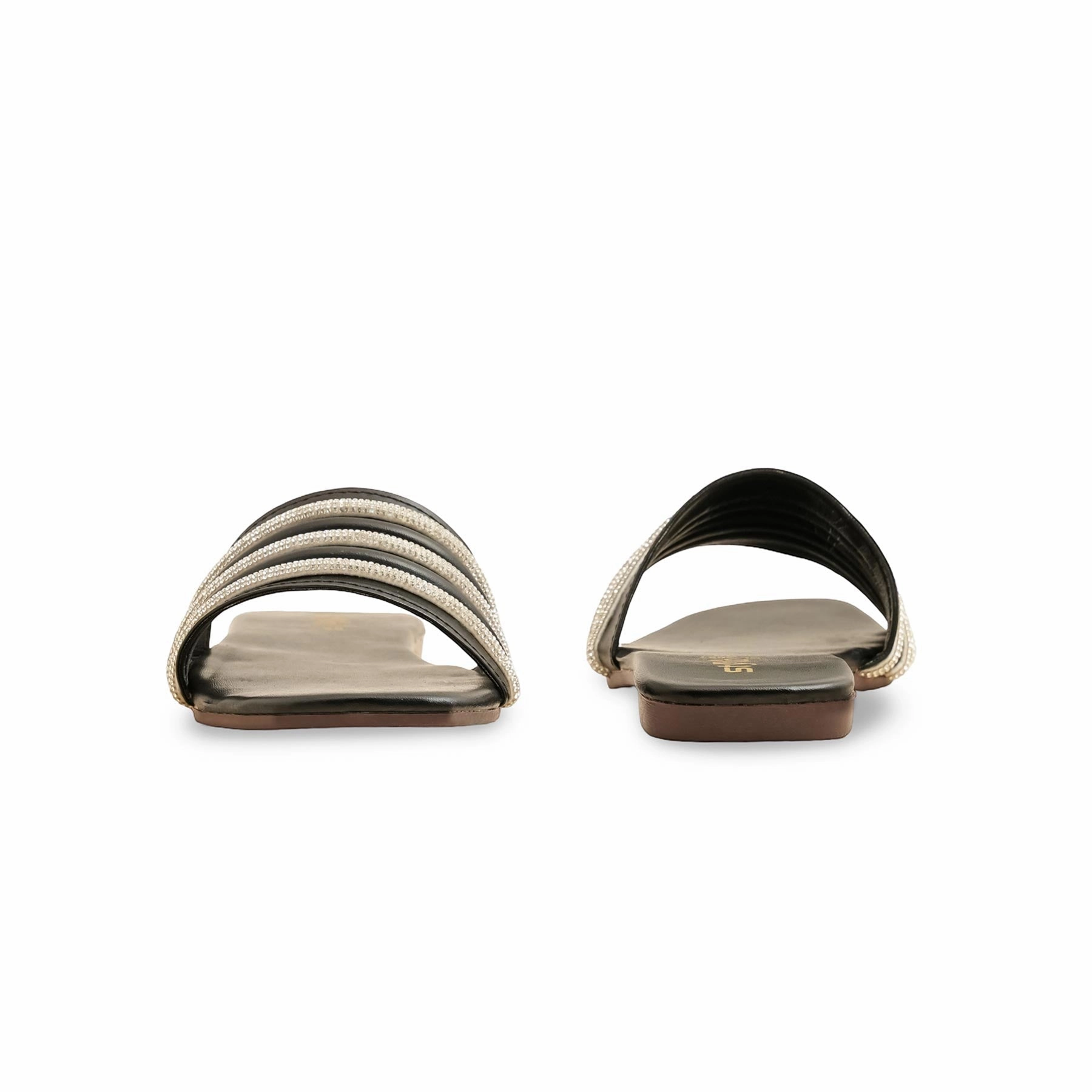 Formal Dress With Flat Shoes Black Casual Women Slipper CL2091