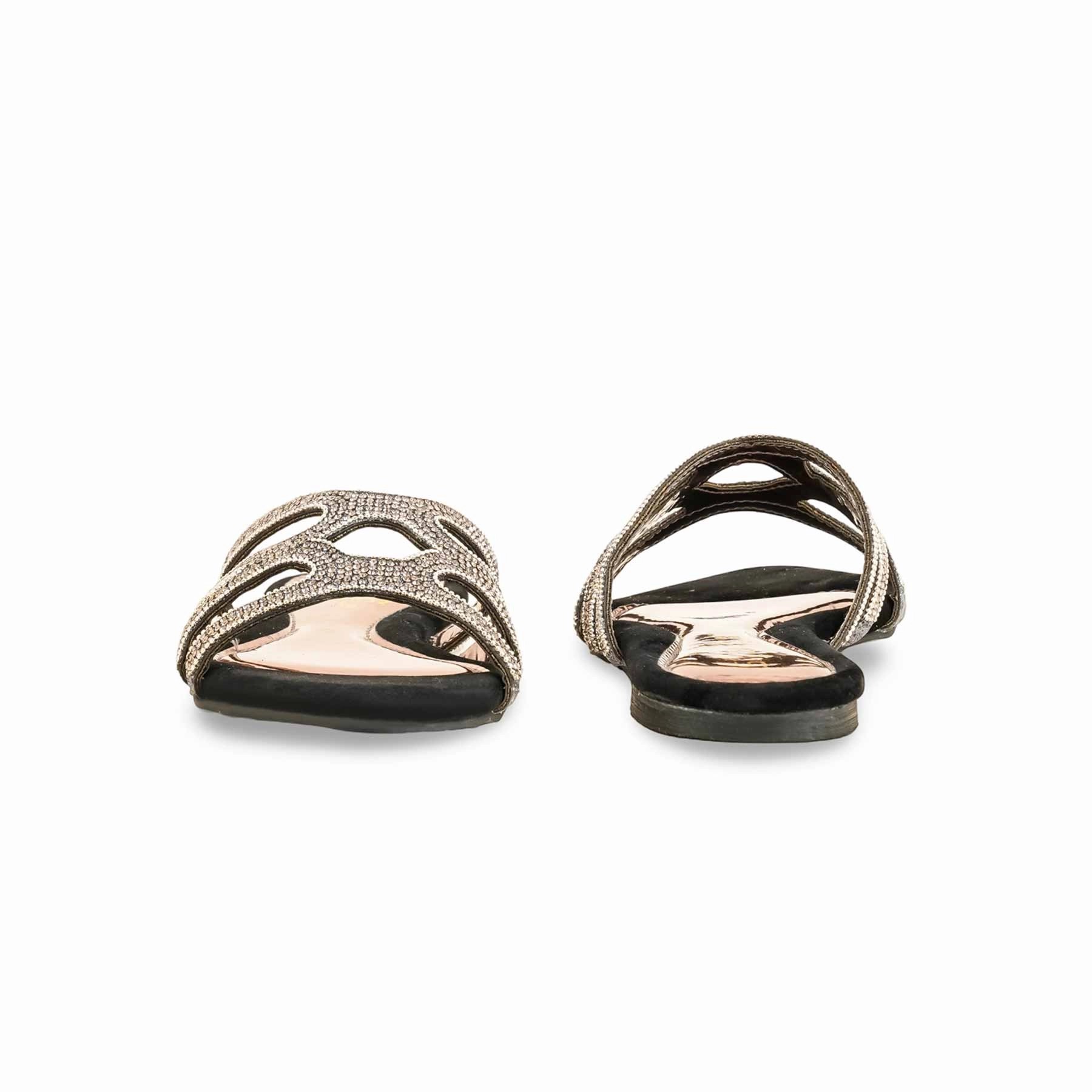 Bunnie Slippers Black Fancy Slipper For Women FN7932