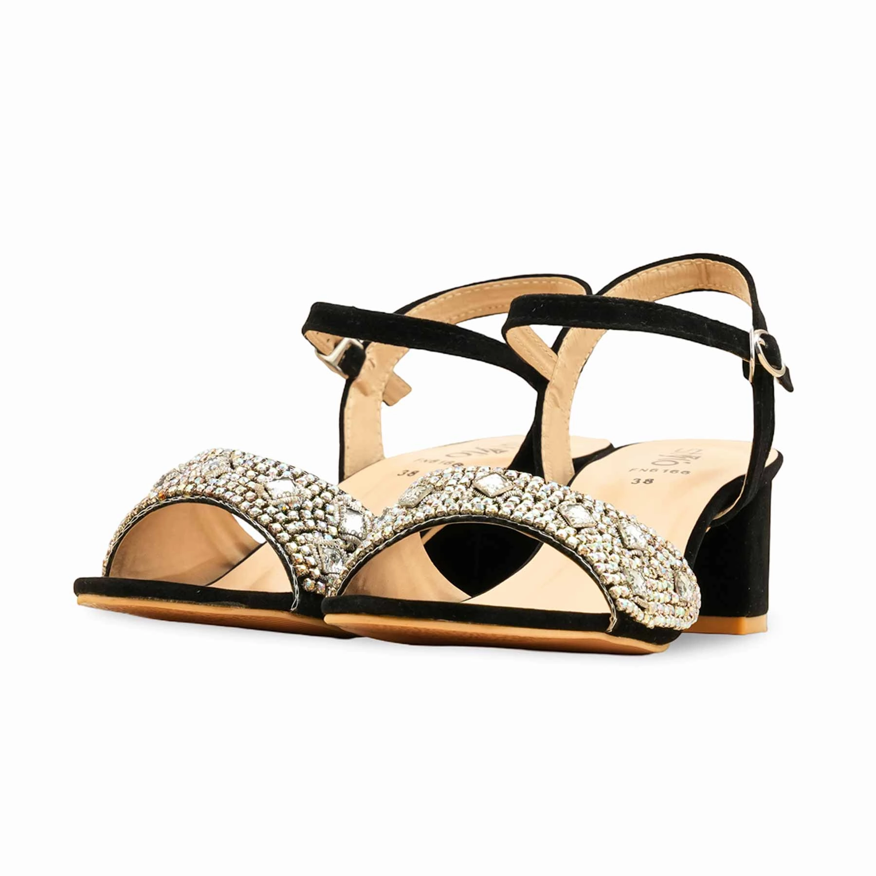 Sandals Dominican Black Fancy Women Sandal FN6166