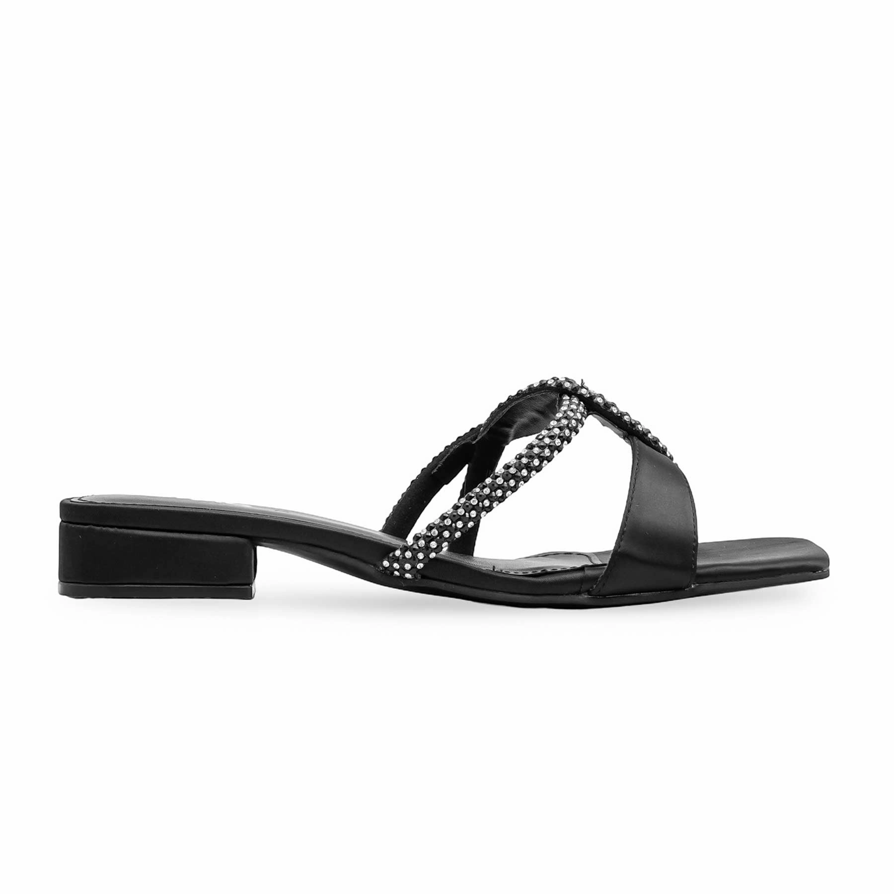 Black Formal Slipper For Women FRS007 Feetmoji Slippers