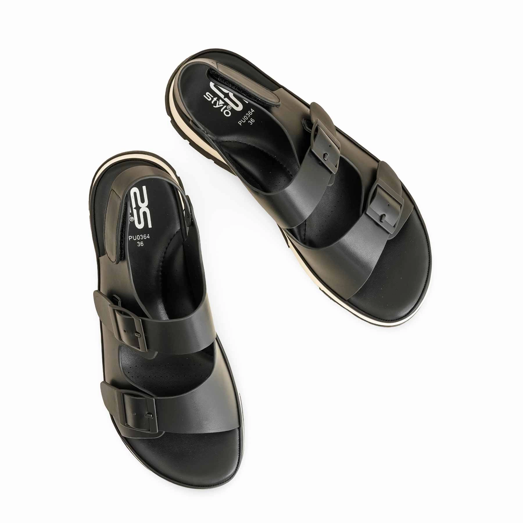Custom Made Sandals Black Formal Women Sandal PU0364