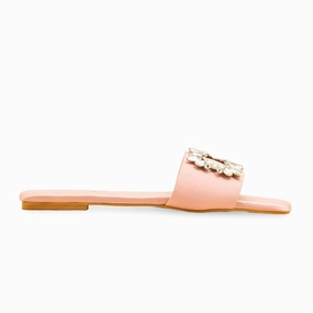 Pink Formal Slipper For Ladies FR8422 Bunny Slippers Dti