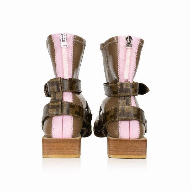 Fendi 'Fframe' Ankle Boots - 37 Wedding Shoes Ballerina Flats