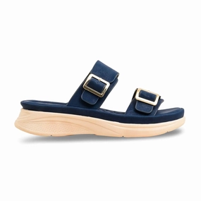 Blue Formal Women Slipper PU0585 Sandals Cruise