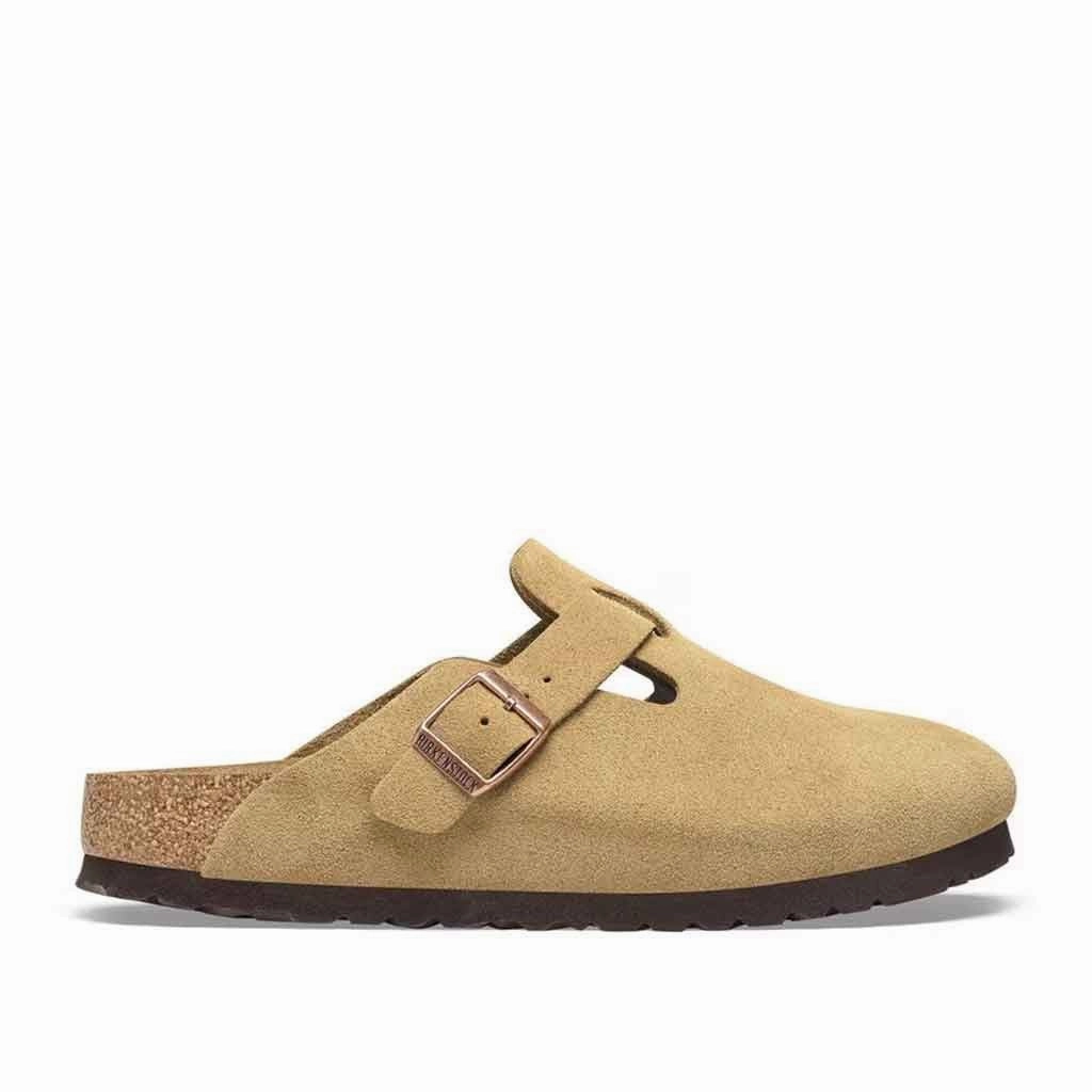 Boston Clog - Latte Suede Jlo Flat Shoes