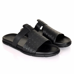 Bottega Veneta Stone Spot Leather Slippers Monster Jam Slippers