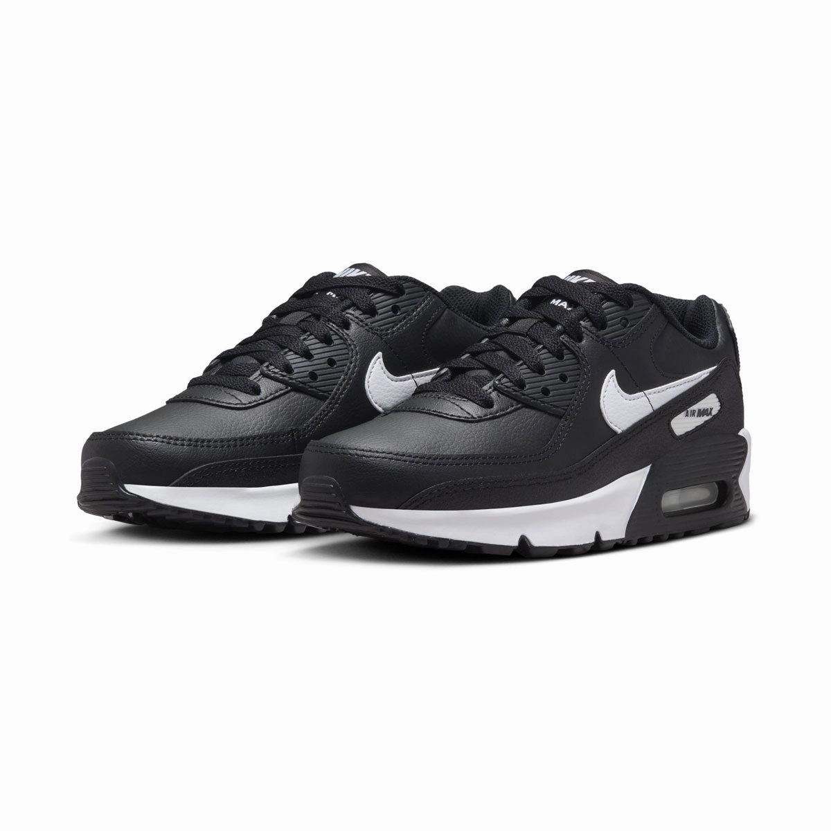 Nike Air Max 90 'Black White' Big Kids' Shoes Best Running Shoes For Wide Feet