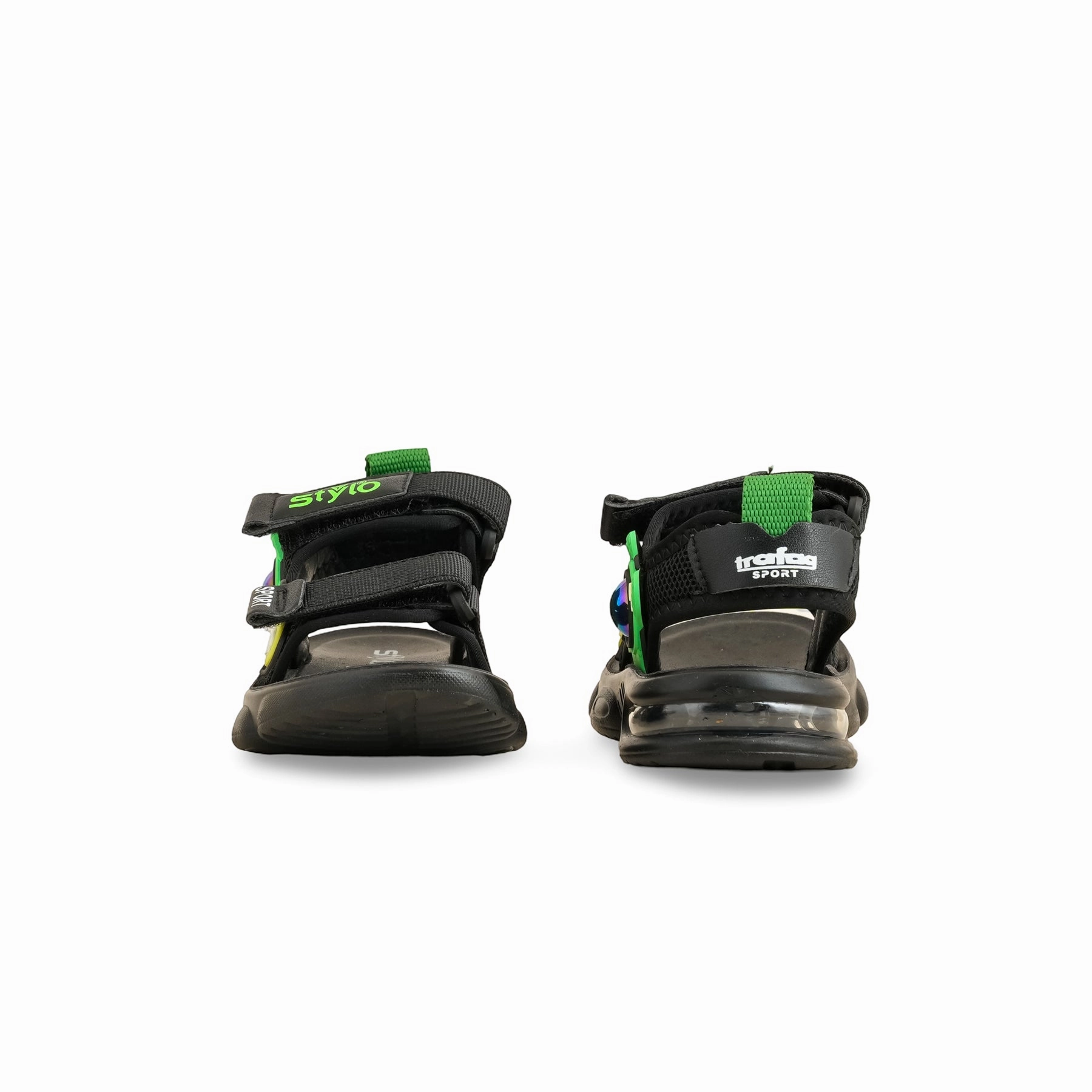 Boys Black Casual Sandal KD9974 Sandals Resort Bahamas