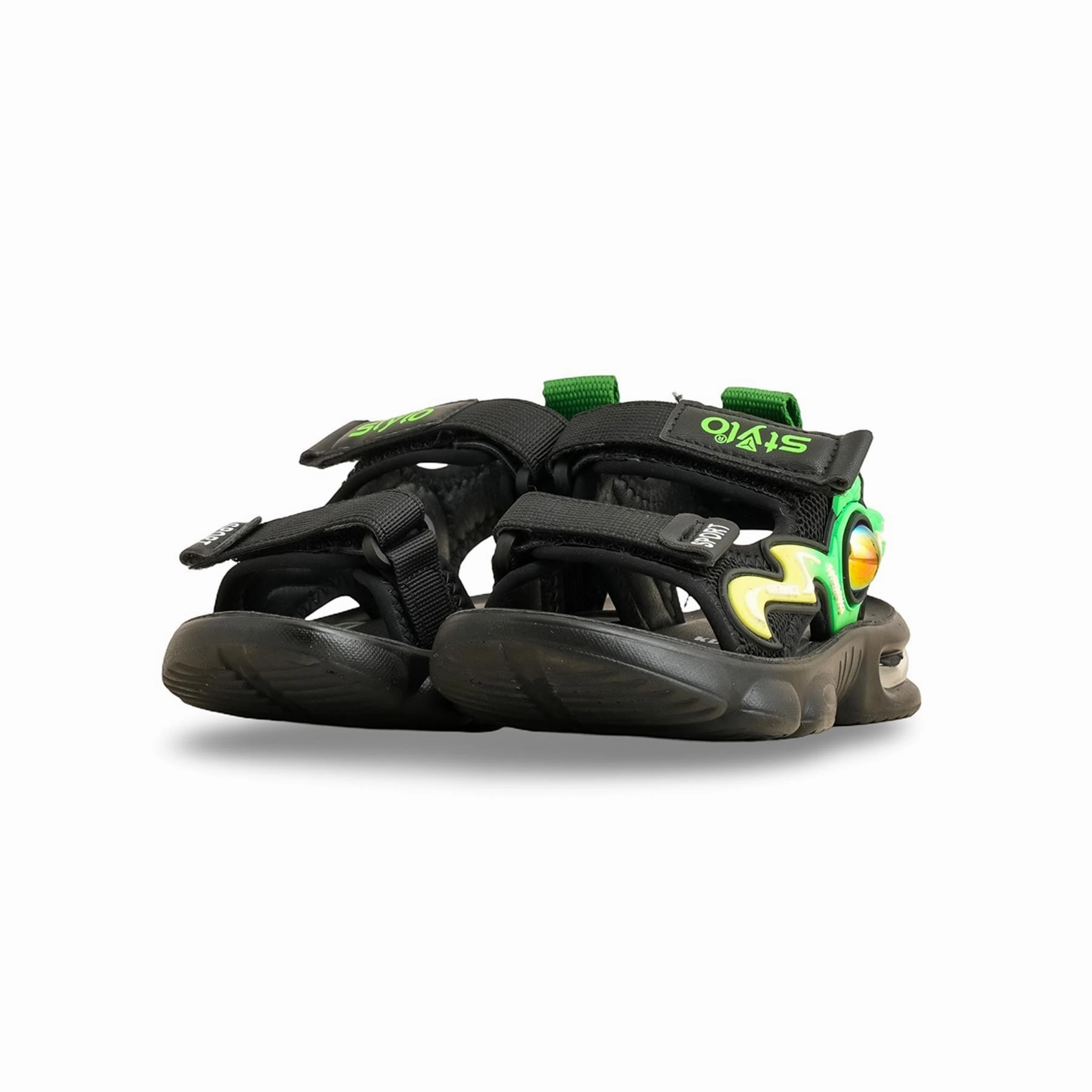 Trendy Sandals 2025 Boys Black Casual Sandal KD9974