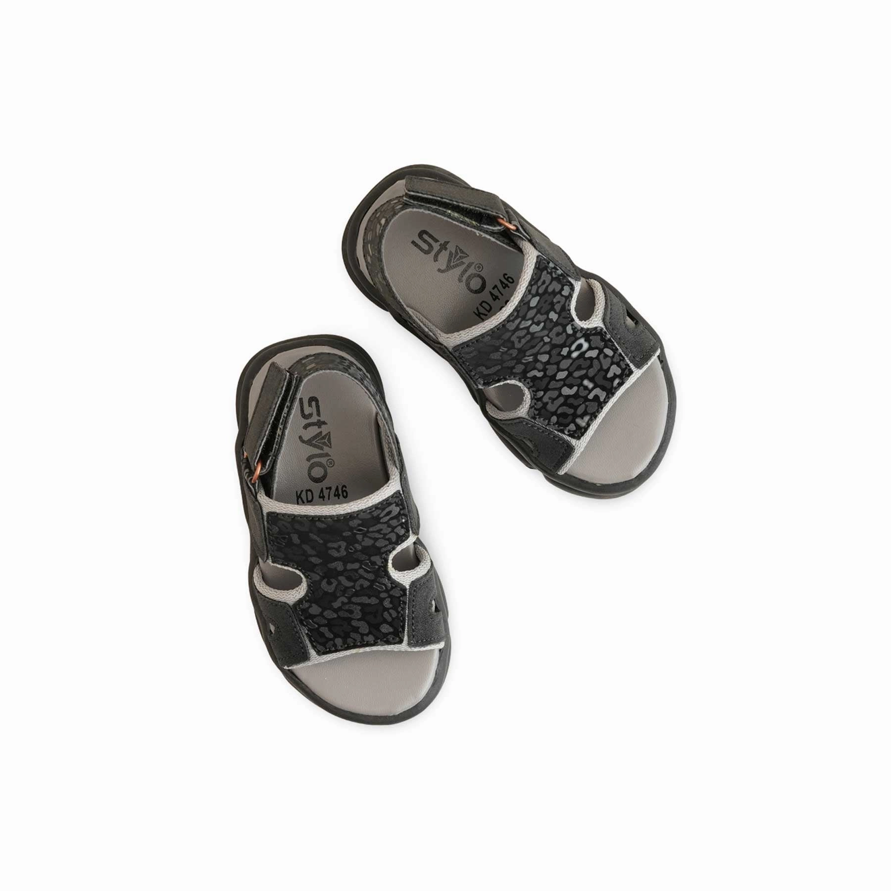 Qvc Alegria Sandals Boys Black Formal Sandal KD4746