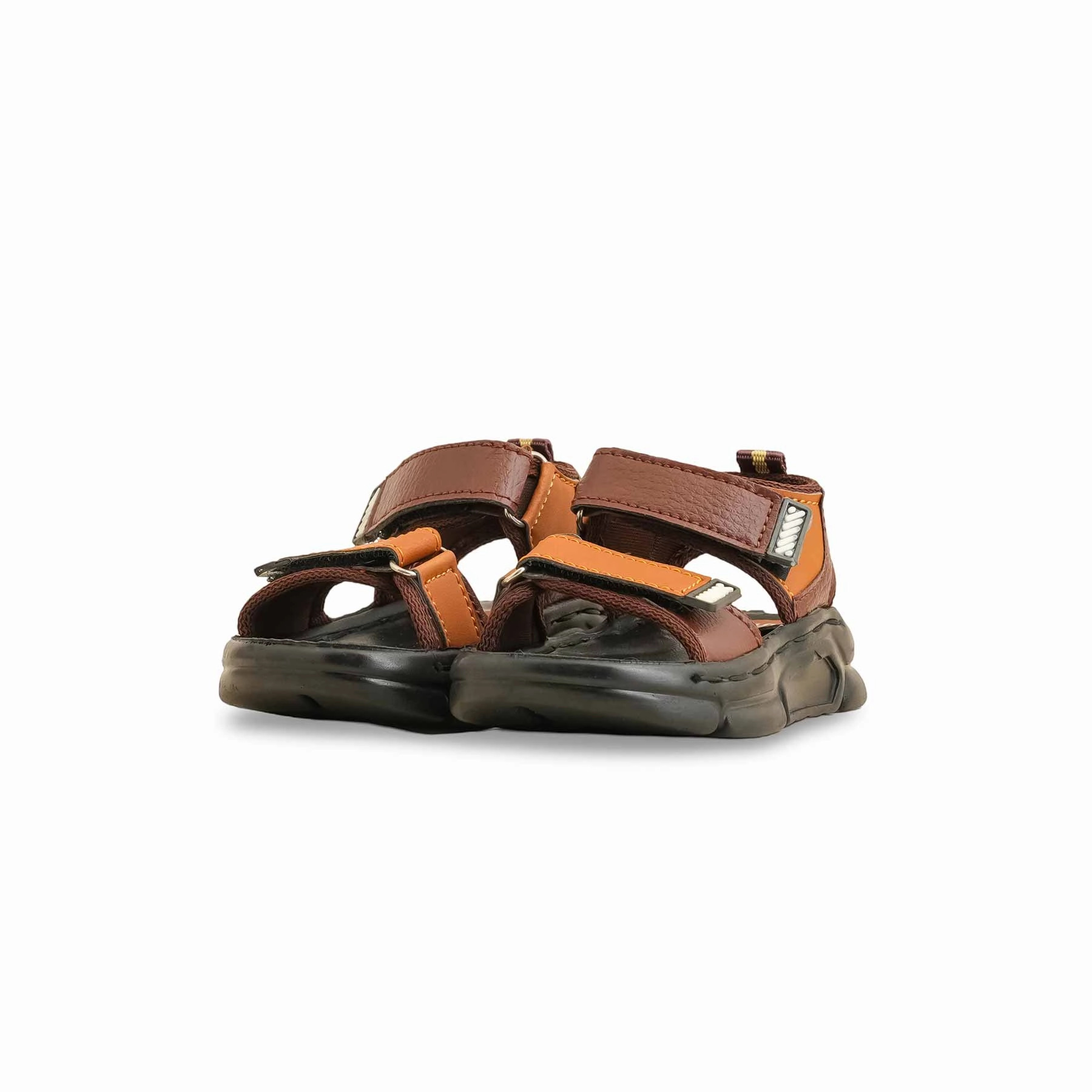 Boys Brown Casual Sandal KD4726 Open Toe Wedge Sandals