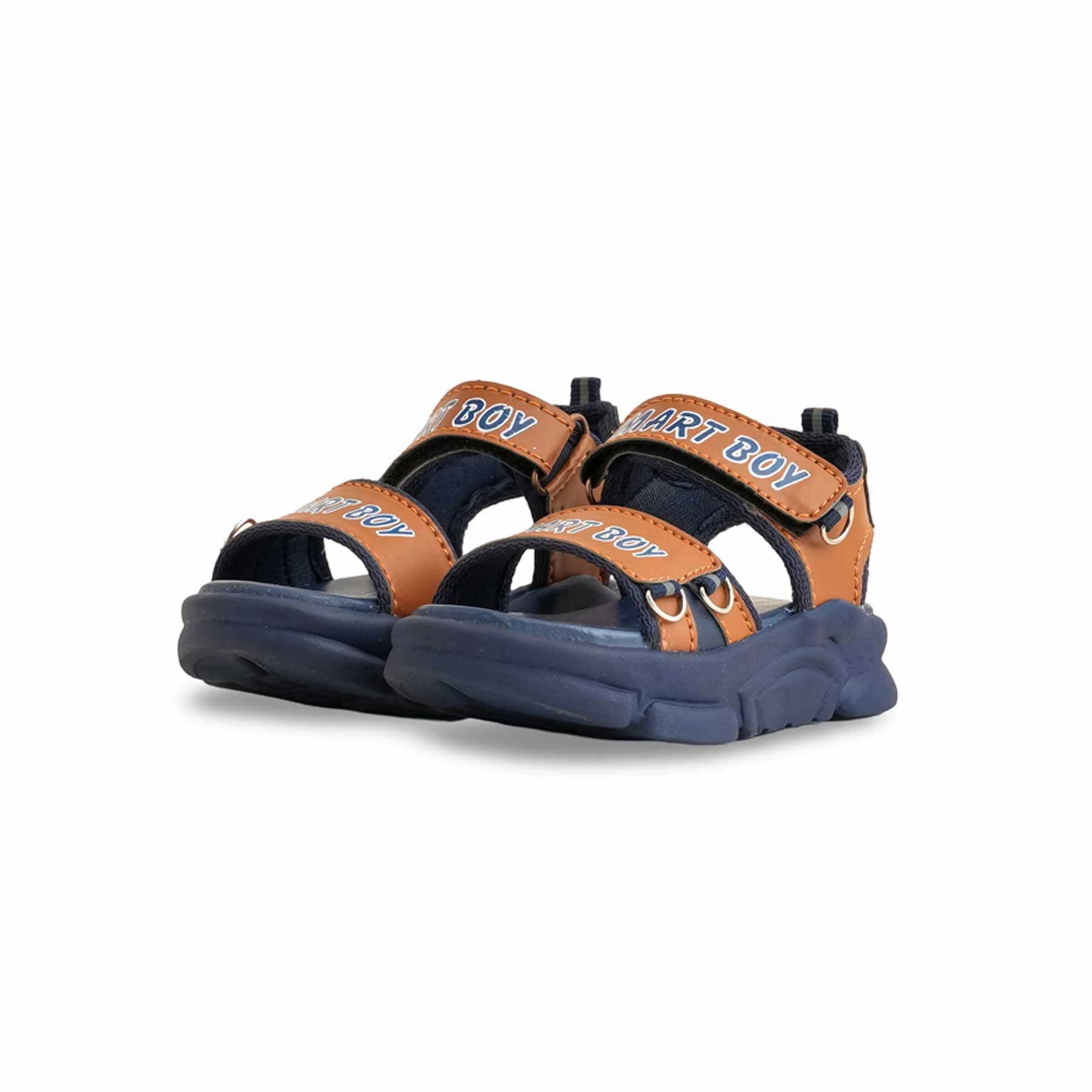 Sandals Factory Outlet Boys Brown Casual Sandal KD4752