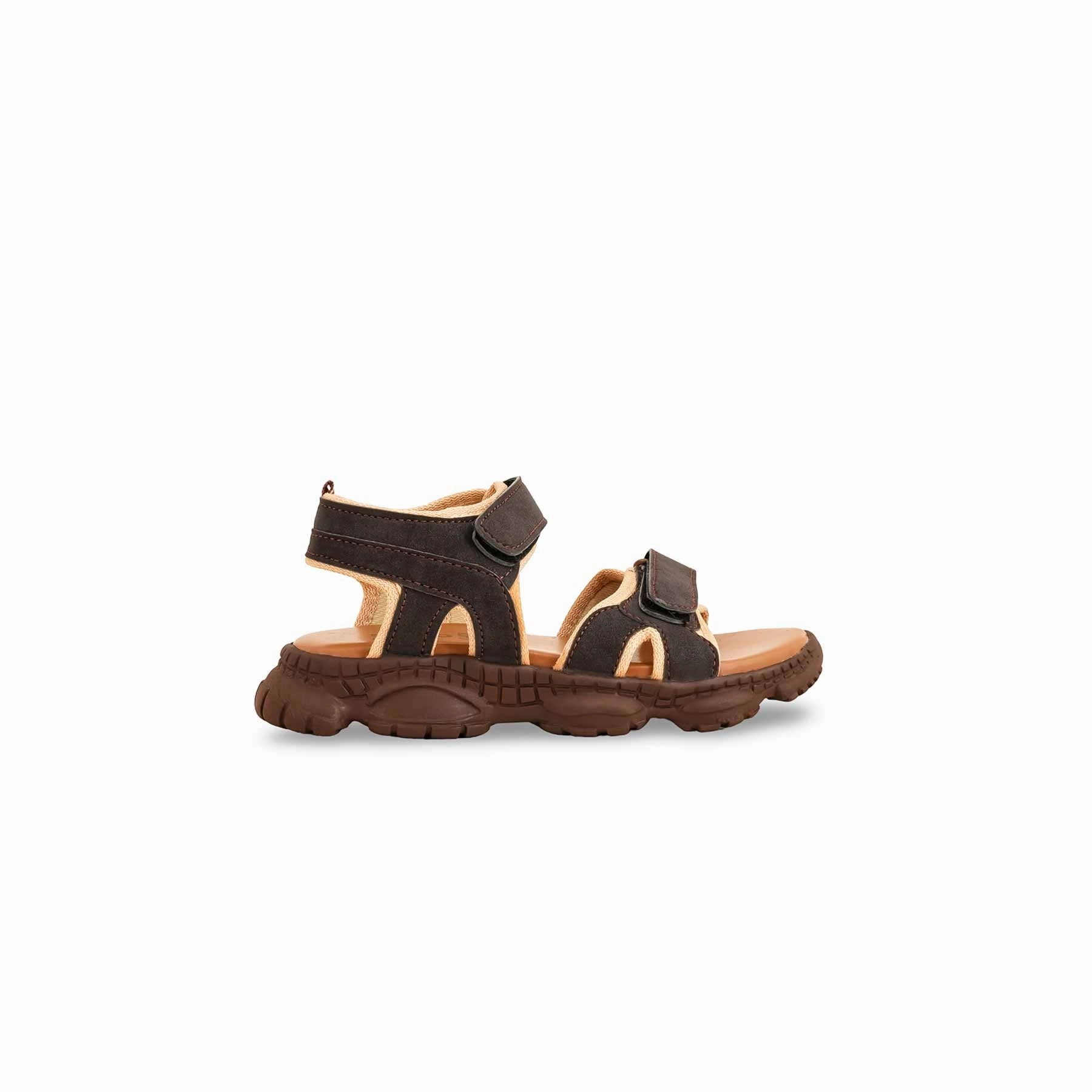 Boys Brown Casual Sandal KD4838 Birkenstock Flor Sandals
