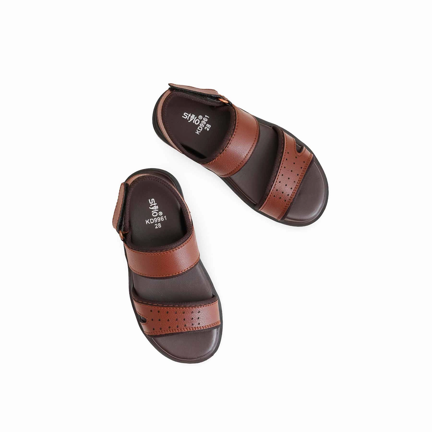 Boys Coffee Formal Sandal KD9961 Brynn Sandals