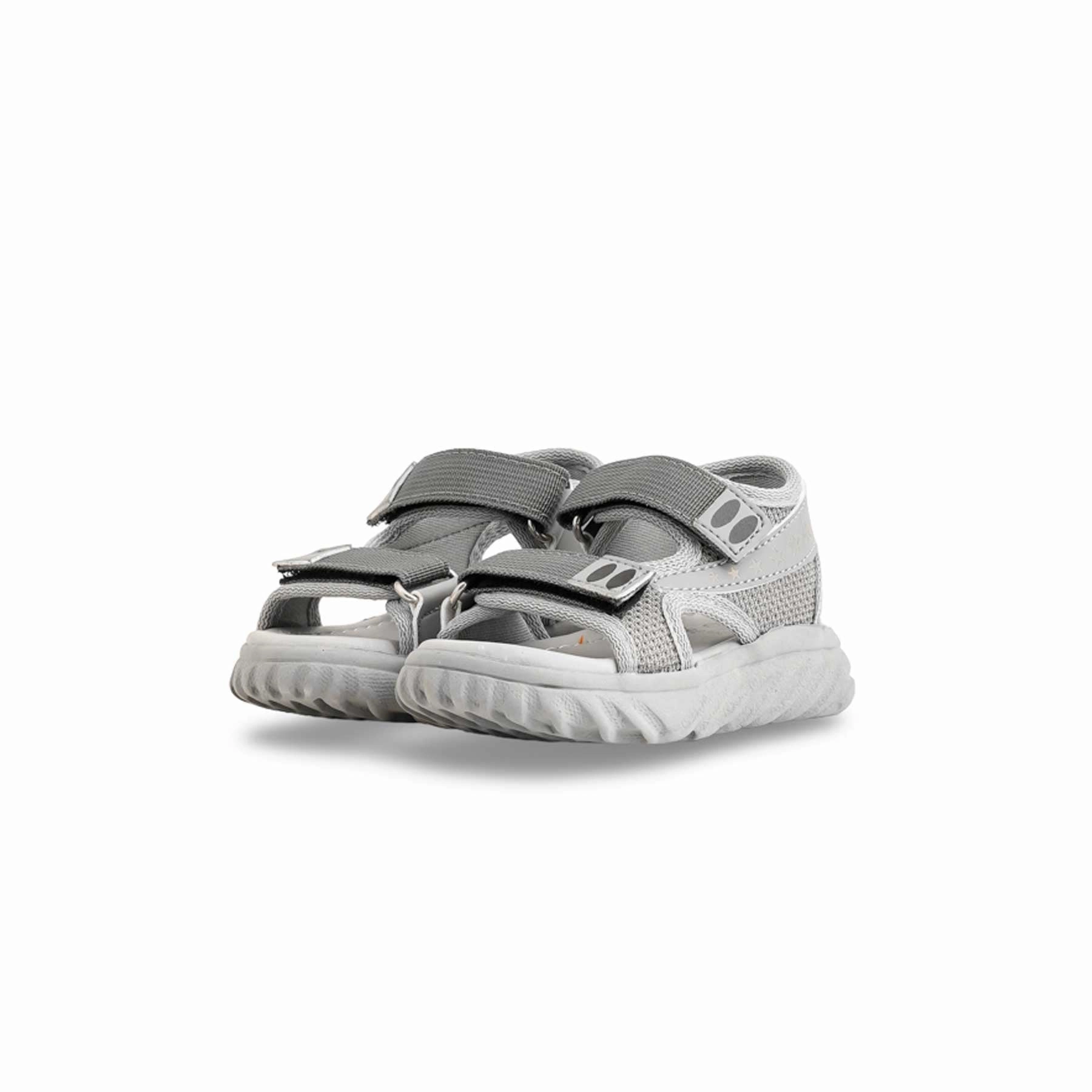 Boys Grey Casual Sandal KD9995 Madrid Big Buckle Sandals