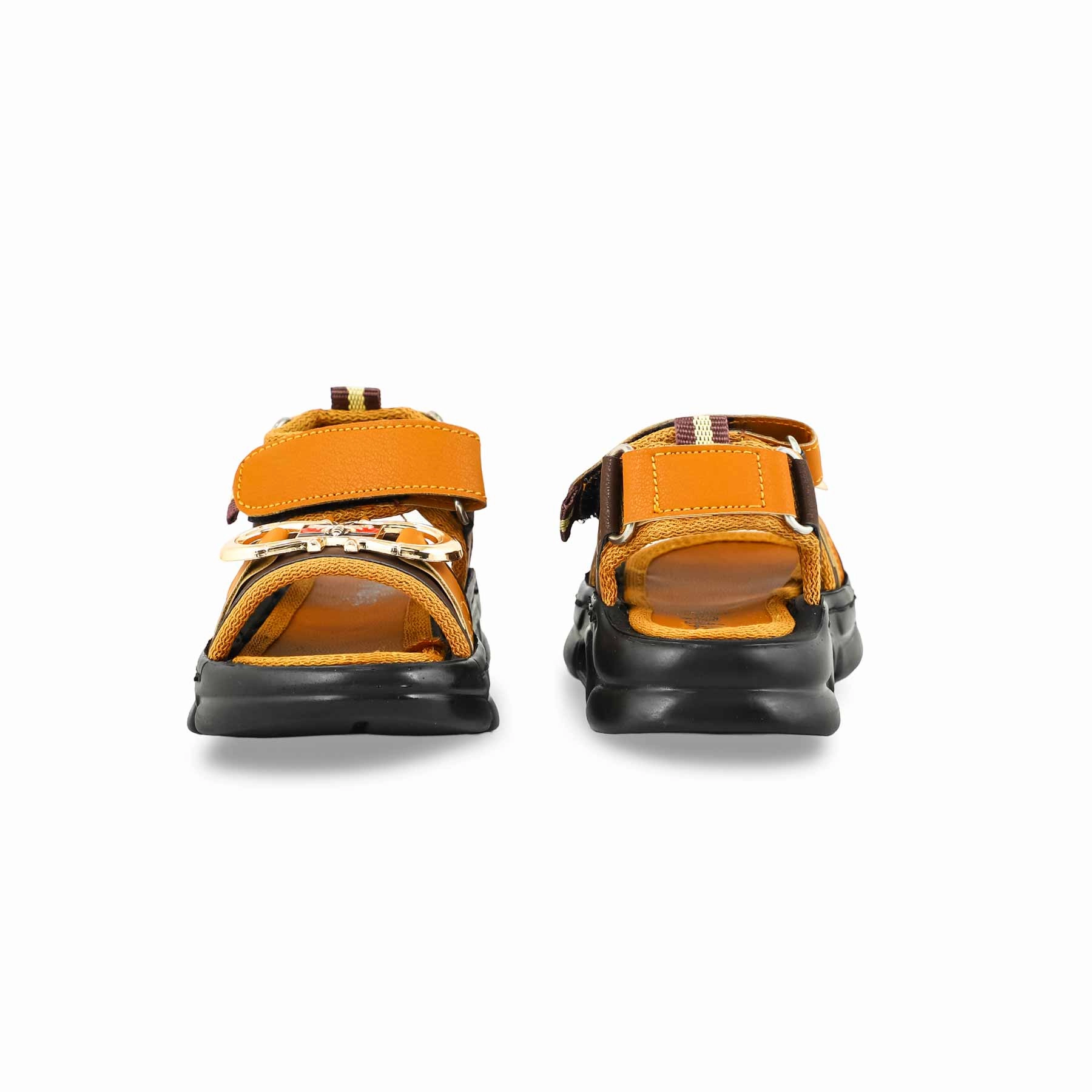 Bottoms Sandals Boys Mustard Formal Sandal KD4784