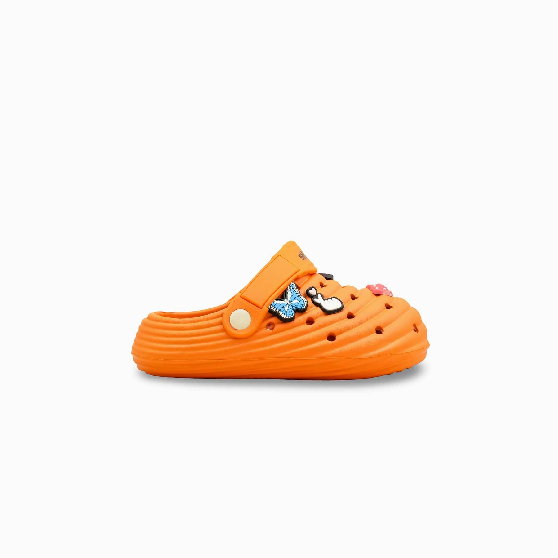 Boys Orange Casual Flip Flop KD5728 High Heel Slides