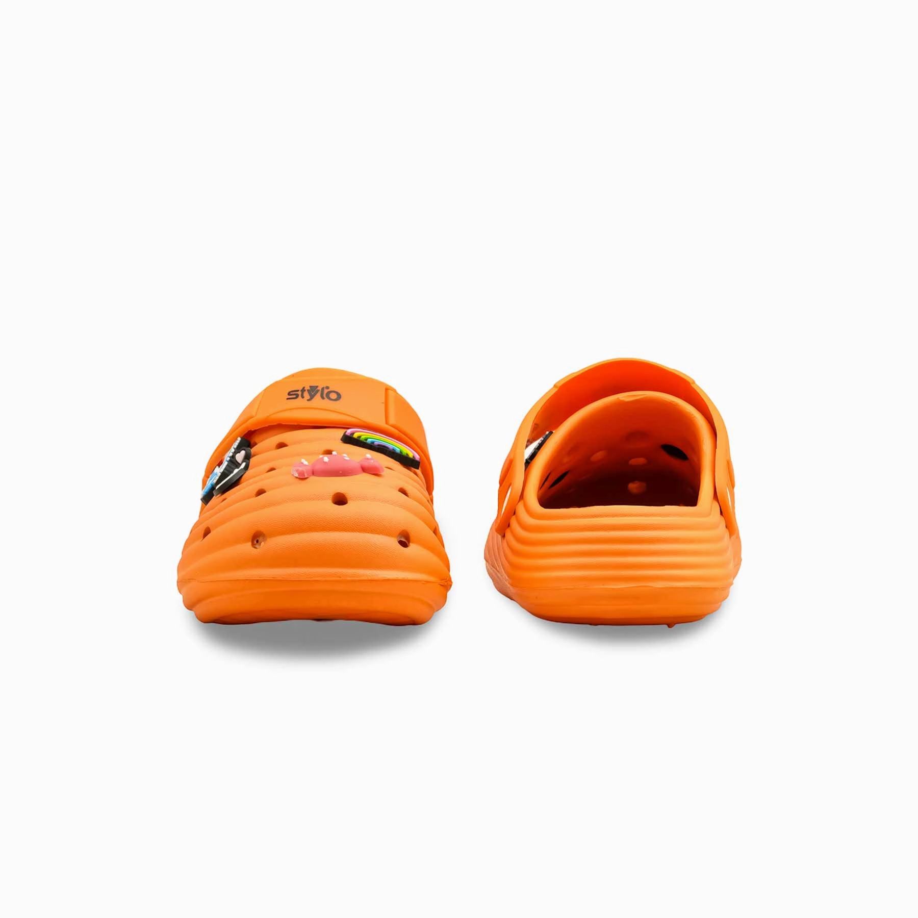 Gary The Snail Slippers Boys Orange Casual Flip Flop KD5728