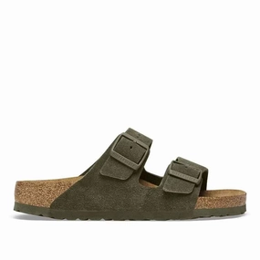 Walking Shoes For With Feet Birkenstock Arizona - Thyme Suede