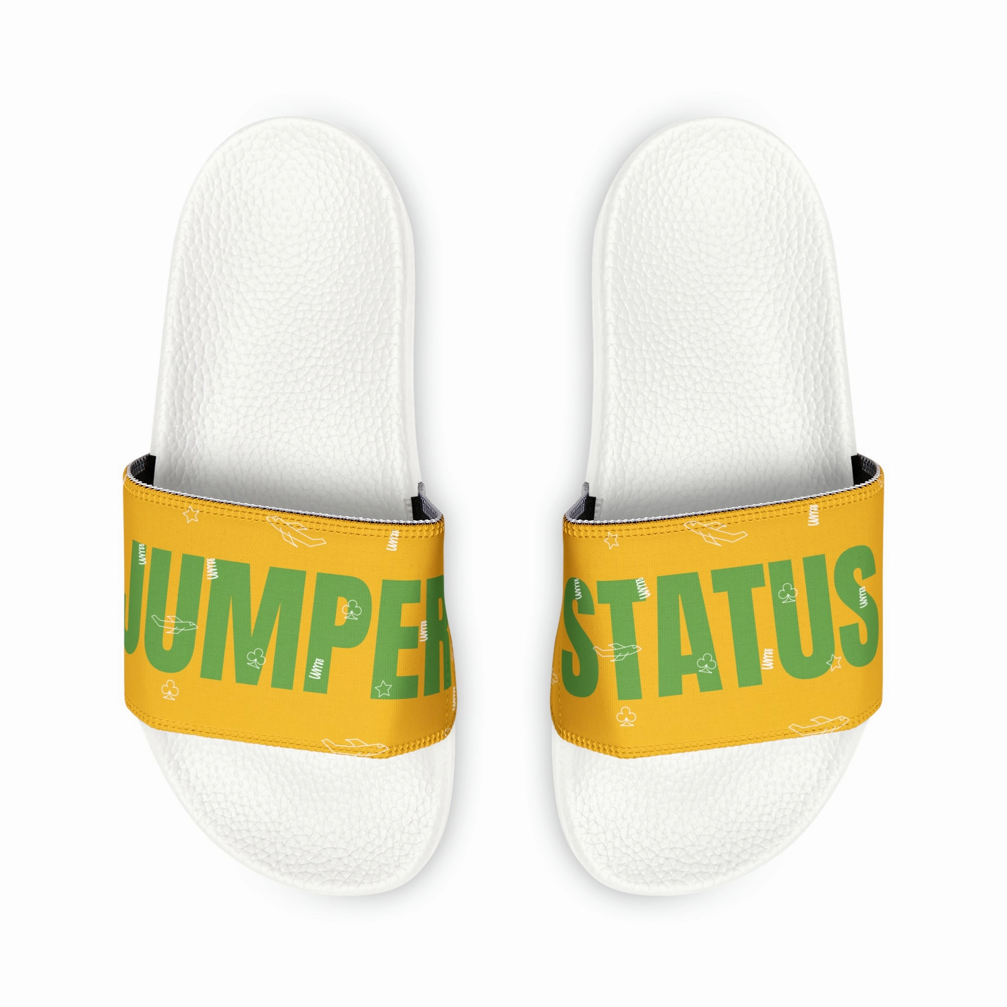 Arch Supports For Sandals JSJSFC Polly Glide Sandals (Men's Sizing) Lemon-Lime