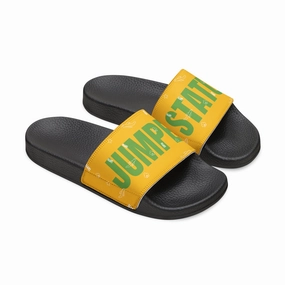 JSJSFC Polly Glide Sandals (Men's Sizing) Lemon-Lime Low Wedge Heels Sandals
