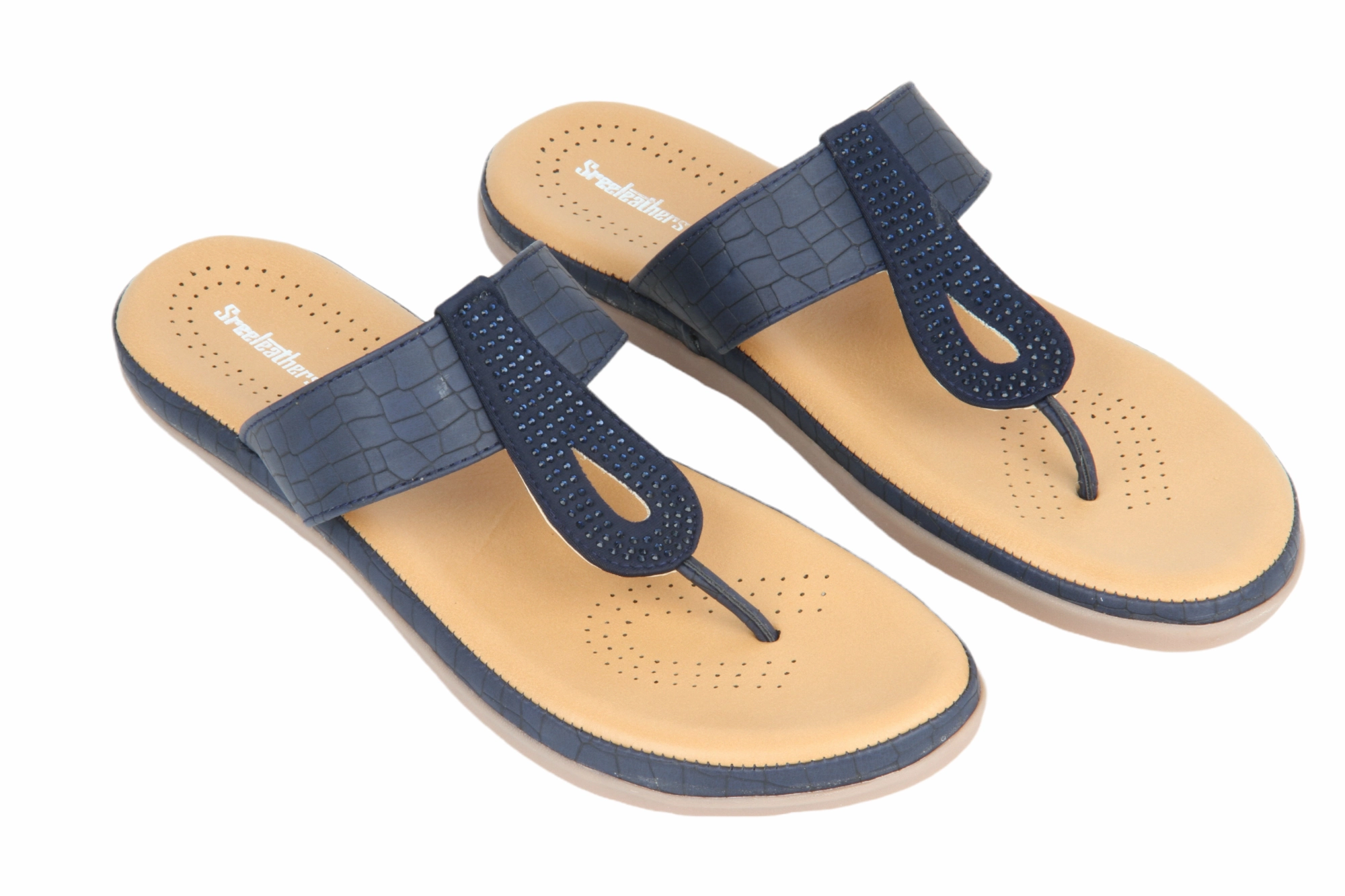 Ladies Comfort Chappal  53379 Good Shoes For Standing All Day With Flat Feet