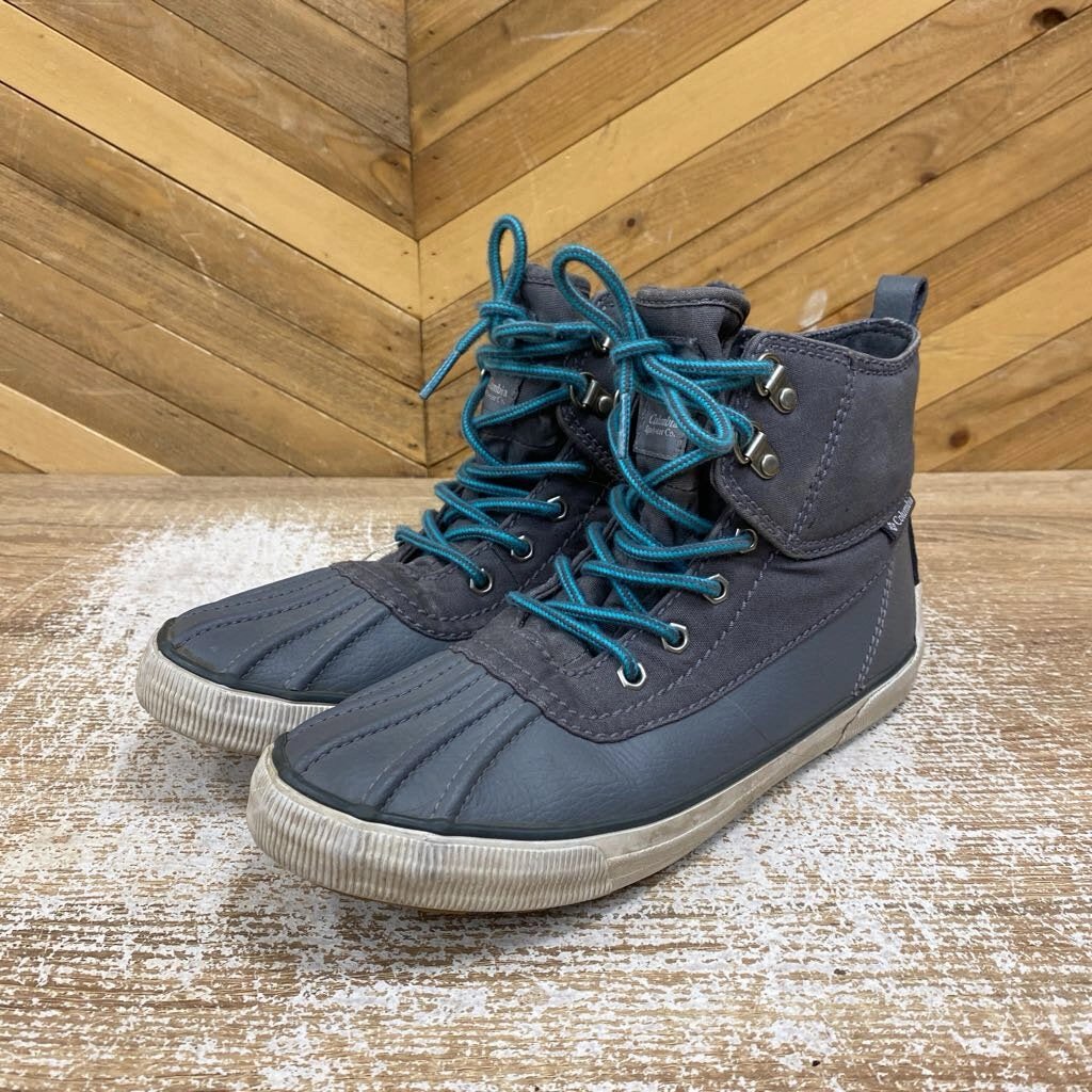 Columbia - Women's Goodlife High Top Duck Shoes - MSRP $110: gray-women-8 Wolverine Hiking Boots Review