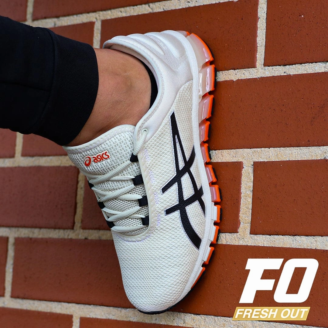 Men's Asics Gel-Quantum 180 3 MX Birch/Black/Cream Wafer Asics Running Shoes Supination