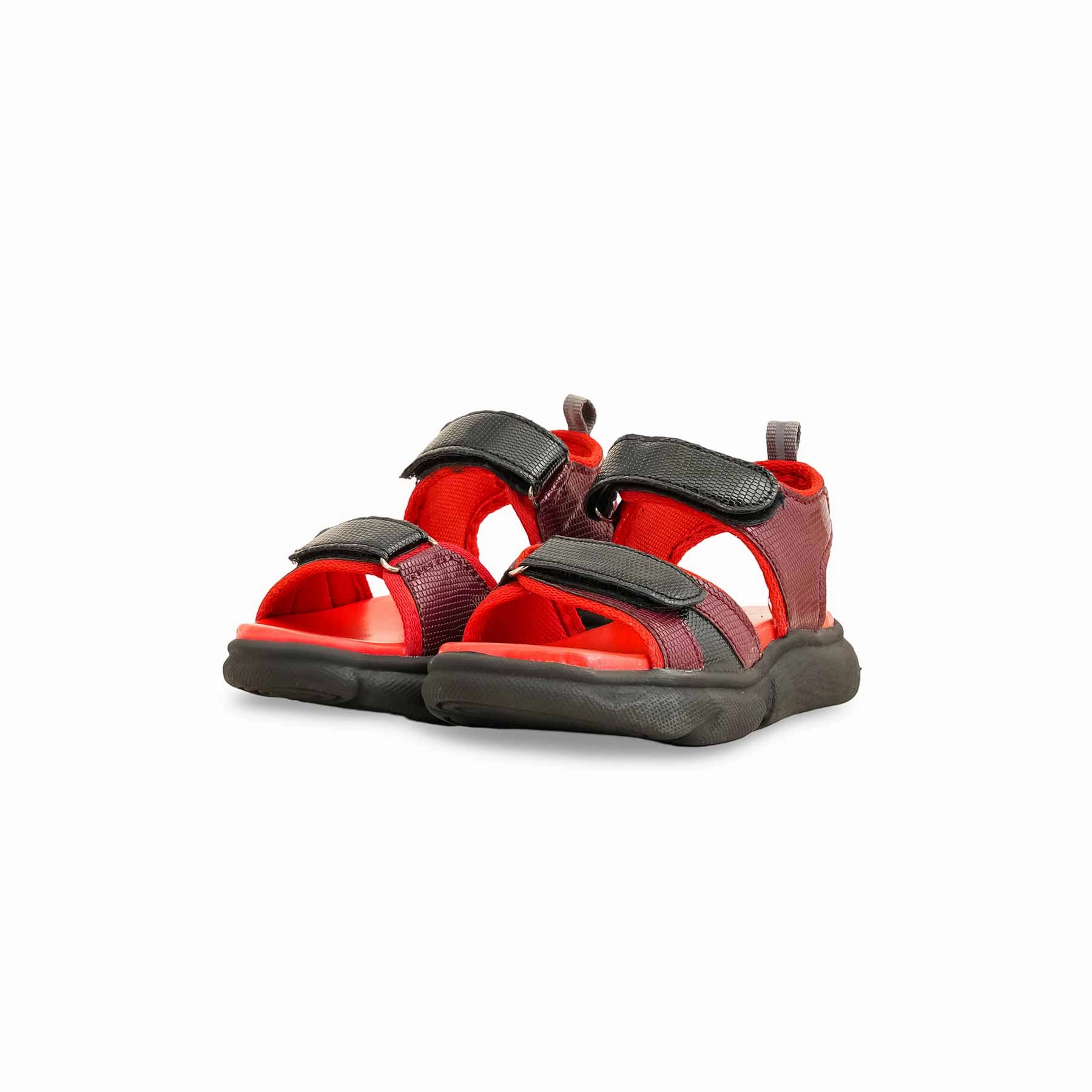 Boys Red Formal Sandal KD4748 Flat Sandals Size 12