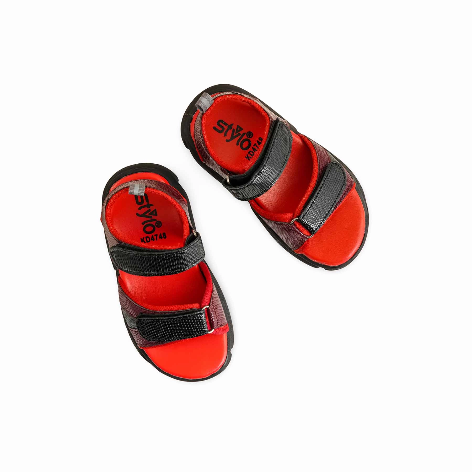 Boys Red Formal Sandal KD4748 Strappy Sandals Heels