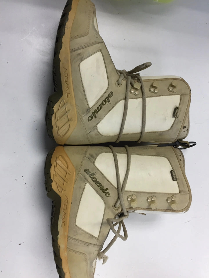 Atomic Deed Grey Mens Size Specific 7 Used Snowboard Boots Cheap Cowboy Boots