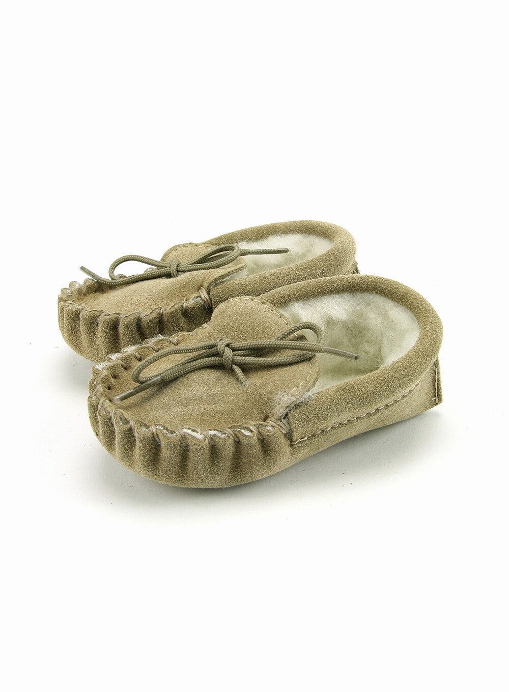 British Made Children's Moccasin Slippers Beige Costco Sock Slippers