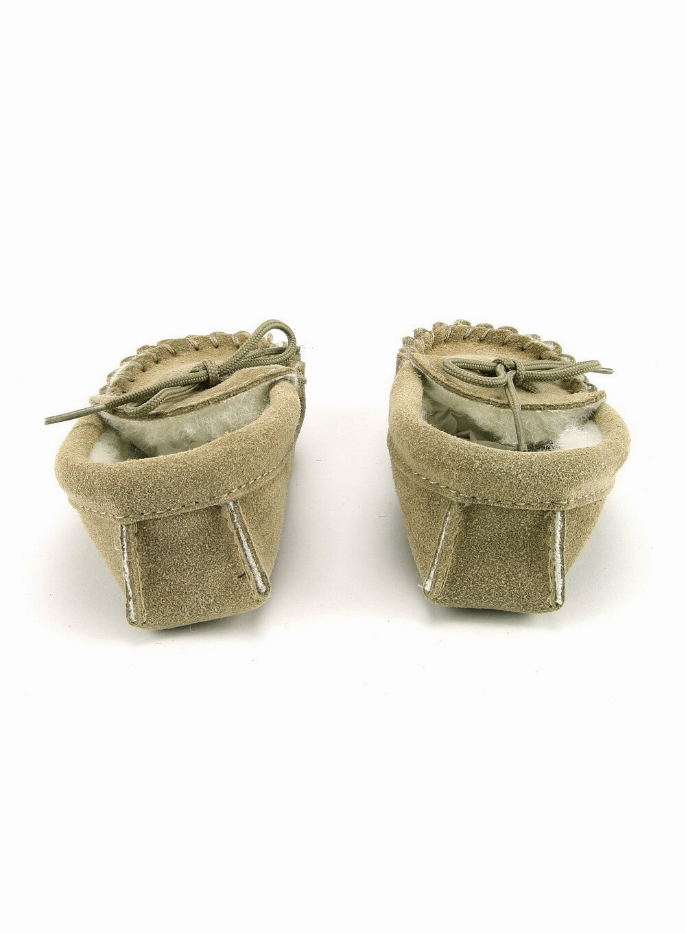 British Made Children's Moccasin Slippers Beige Ariat Slippers