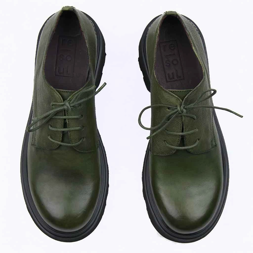 Podiatrist Recommended Shoes For Flat Feet Bronx Oxford - Green