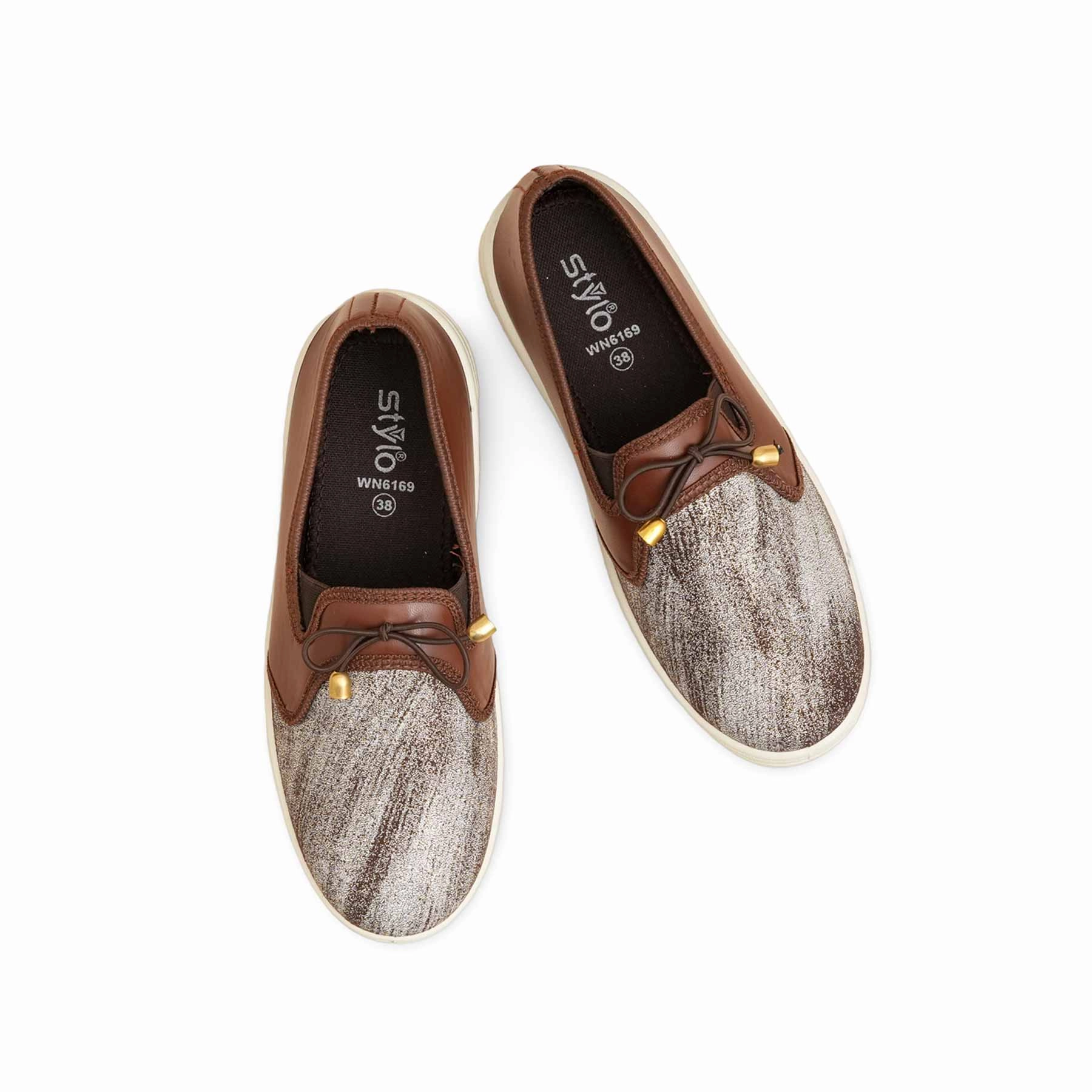 Brown Sneaker For Women WN6169 Most Popular Casual Shoes 2023