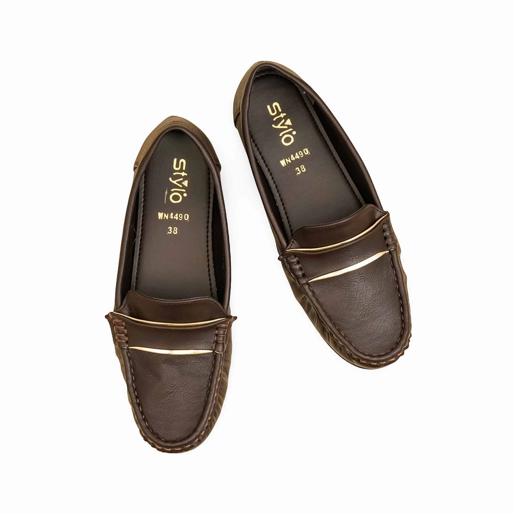 Brown Women Moccasin WN4490 Cooper Supremeflex Casual Oxford Shoe