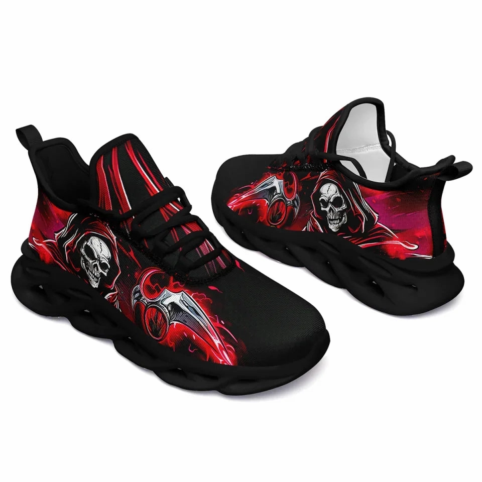 Buy one Get One Skull Sneaker Sliving Walking Shoes Women Shoes Personalized Maxsoul Sneakers Best Gym Shoes For Walking