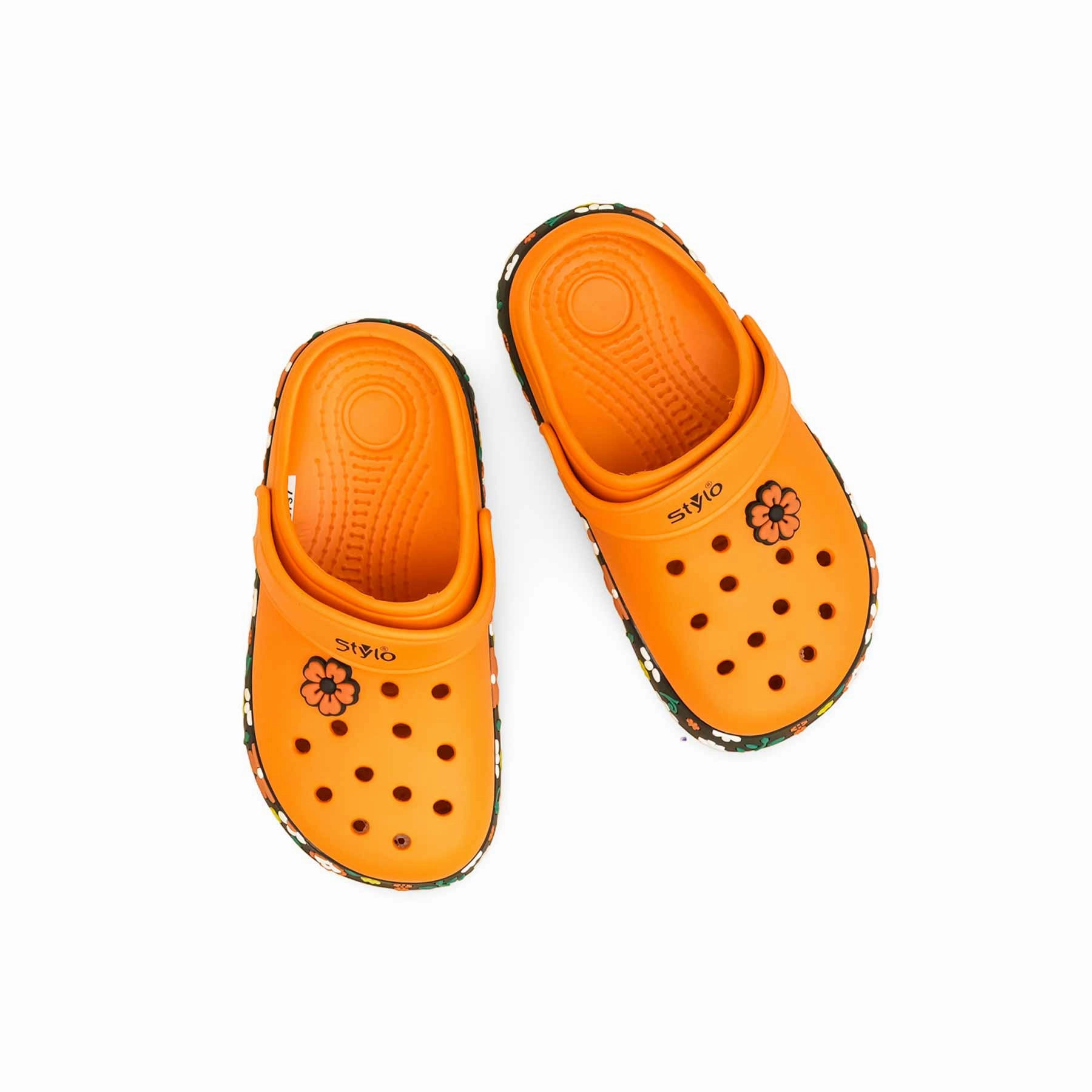 Girls Orange Casual Flip Flop KD5737 Eco Flip Flops