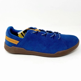 Flyknit Roshe Run Casual Shoes Caterpillar CAT Hex X-Lace Blue Gum Mens Suede Casual Shoes Sneakers P724092