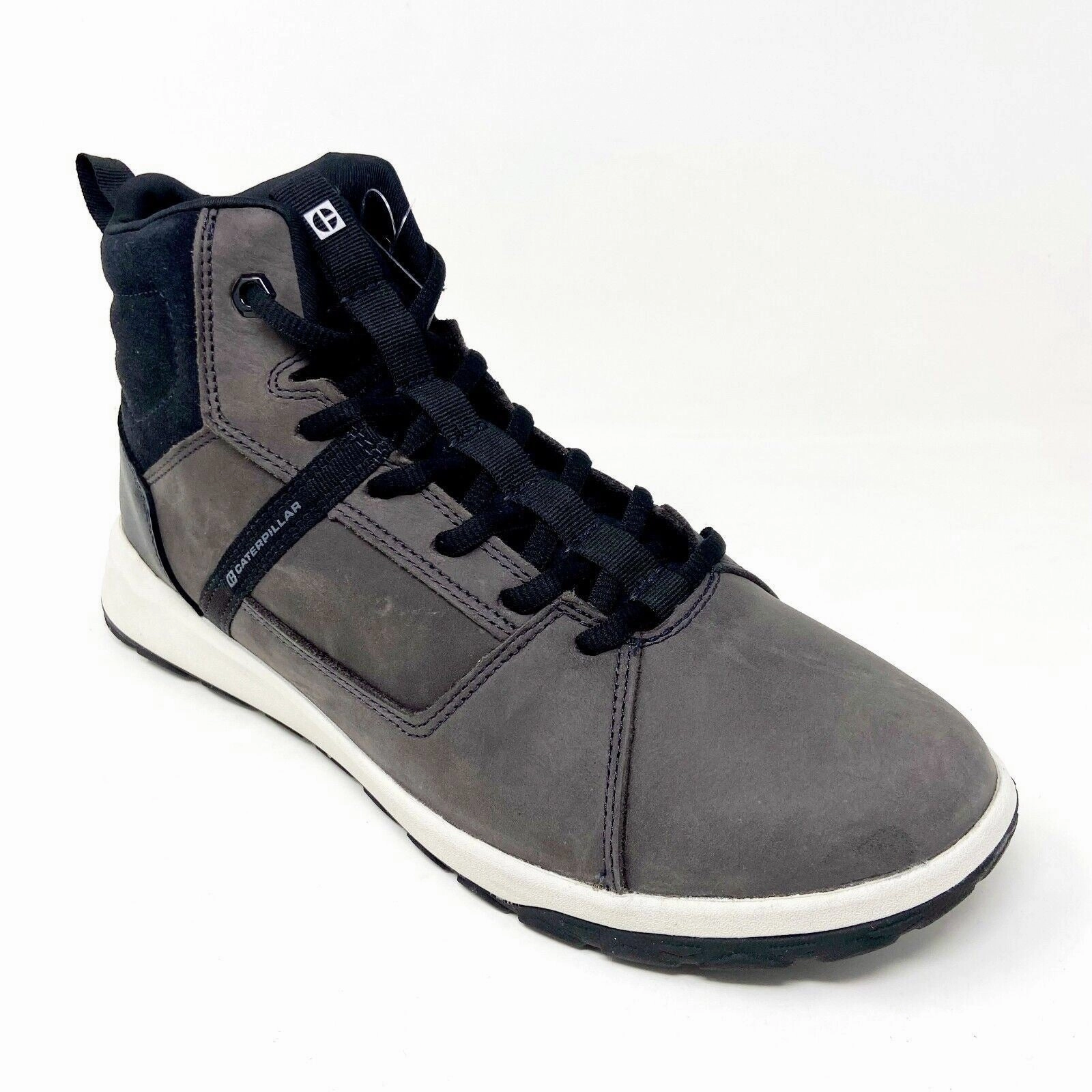 Caterpillar CAT Quest Mod Hi Magnet Gray Mens Casual Shoes Sneakers P724157 Shoes Casual Hi