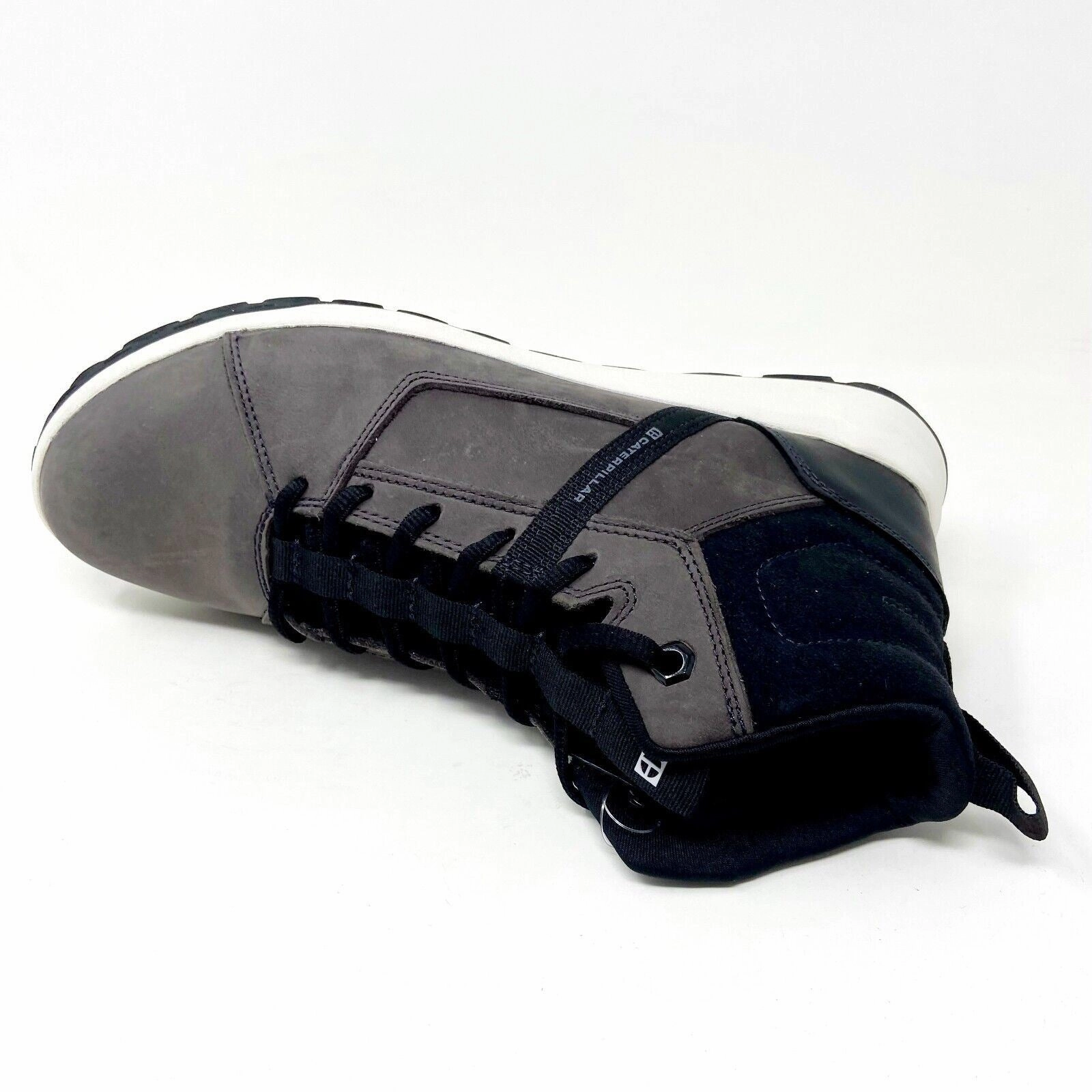 Casual Slip On Dress Caterpillar CAT Quest Mod Hi Magnet Gray Mens Casual Shoes Sneakers P724157