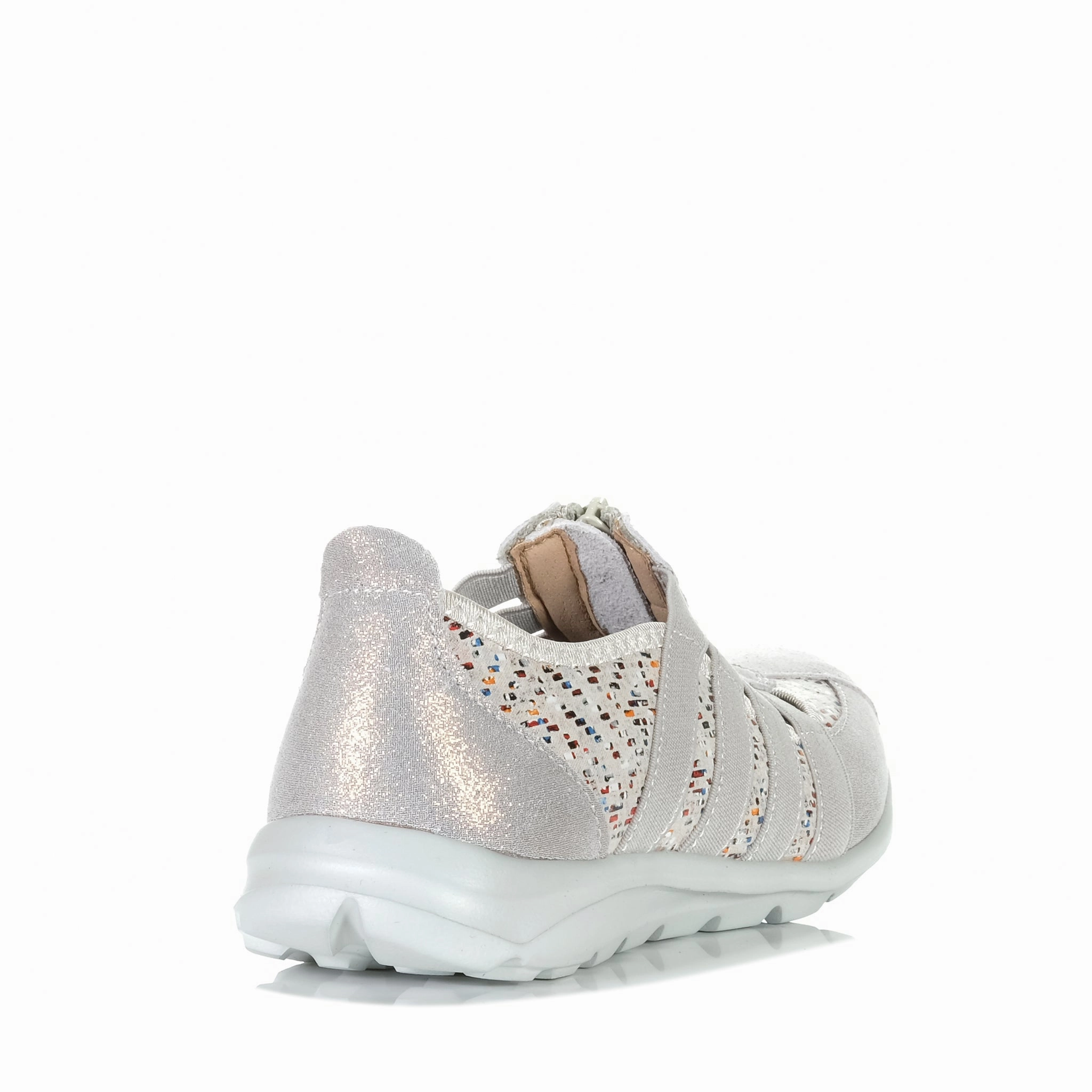 Flat Buckle Shoes CC Resorts Christine Grey/Multi