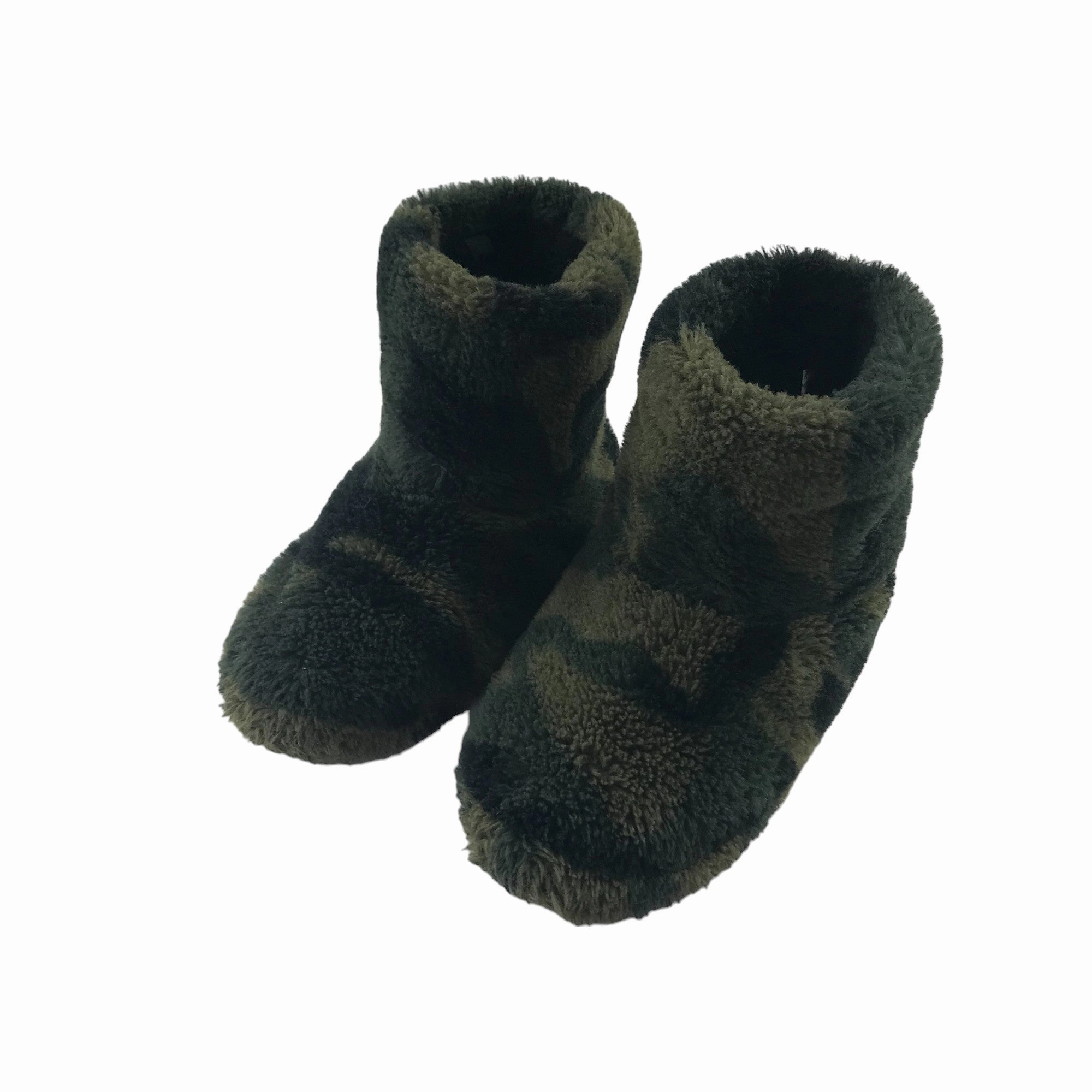 Slides Summer Chatterbox Slippers Shoe Size 1 Green Camo Ankle High