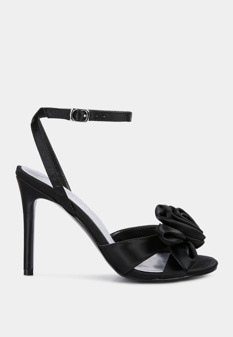 CHAUMET Black Rose Bow Embellished Sandals Sandals Resorts Ranked