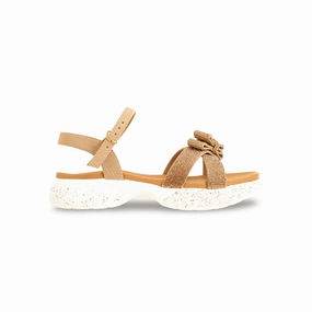 Sandals Family Resorts Girls Golden Formal Sandal KD5699