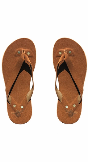 Saddle Suede Flip Flops V Sequin Flip Flops